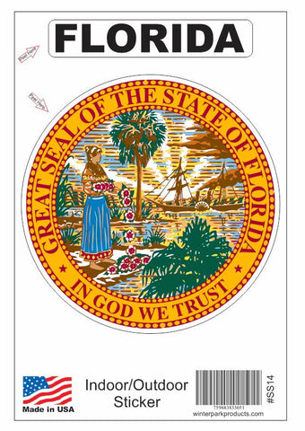 Seal of Florida Sticker SS14 Wholesale