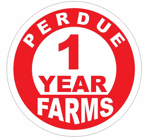 Perdue Farms 1 Year Award Hard Hat Sticker Helmet Sticker SP07