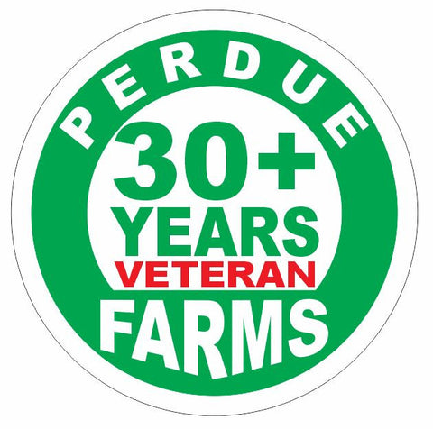 Perdue Farms 30+Years Award Hard Hat Sticker Helmet Sticker SP04