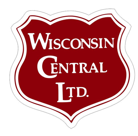 Wisconsin Central Railroad Sticker Decal R7004 Railway Train Sign
