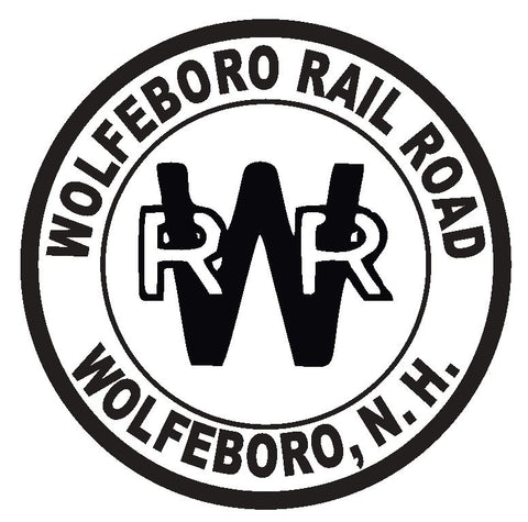 Wolfeboro Railroad Sticker Decal R4665 Railway Railroad Train Sign New Hampshire