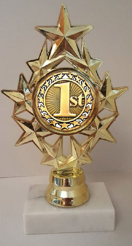 1st Place Trophy 7" Tall  AS LOW AS $3.99 each FREE SHIPPING T04N13