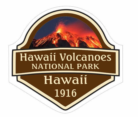 Hawaii Volcanoes National Park Sticker Decal R1088 - Winter Park Products