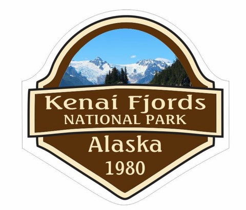 Kenai Fjords National Park Sticker Decal R1442 Alaska - Winter Park Products