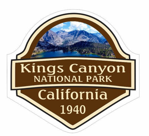 Kings Canyon National Park Sticker Decal R1443 California - Winter Park Products