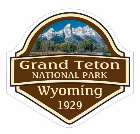 Grand Teton National Park Sticker Decal R1083 Wyoming - Winter Park Products