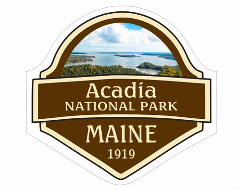 Acadia National Park Sticker Decal R835 - Winter Park Products