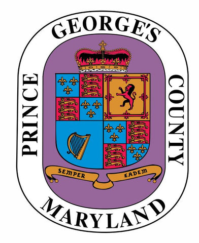Prince Georges County Maryland Sticker Decal R950 - Winter Park Products