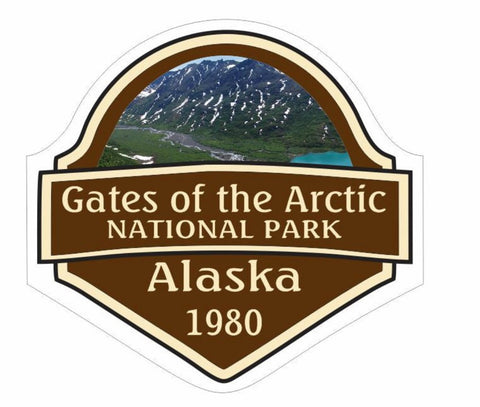Gates of the Arctic National Park Sticker Decal R852 Alaska - Winter Park Products