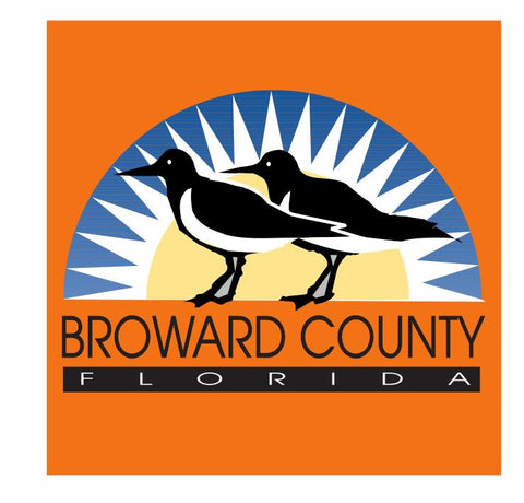 Broward County Florida Sticker Decal R822 - Winter Park Products