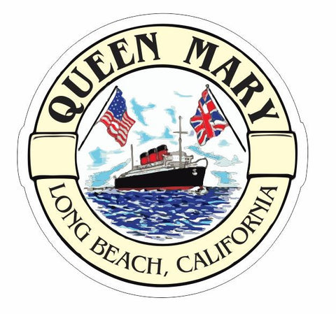 Queen Mary Sticker Decal R962 - Winter Park Products