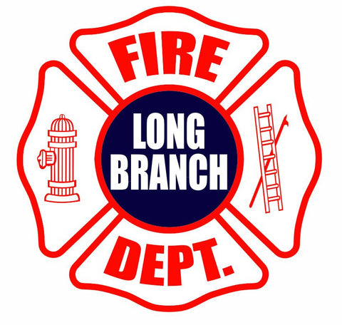 Long Branch Fire Dept Sticker Decal R869 - Winter Park Products