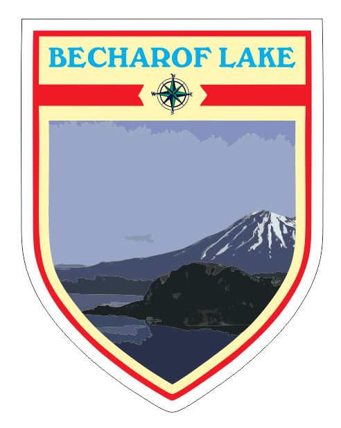 Becharof Lake Sticker Decal R7053