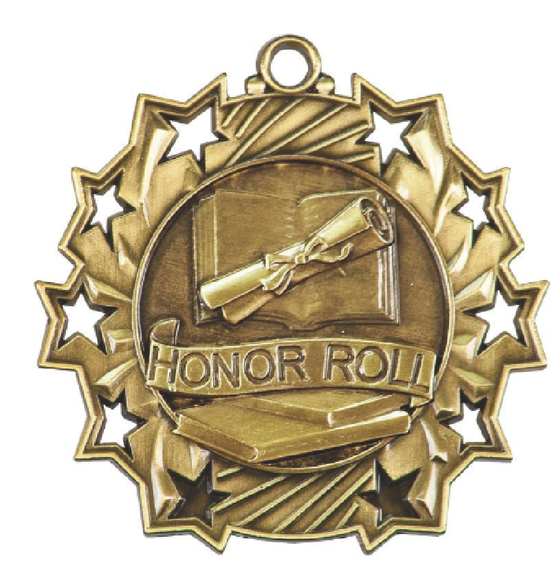 Honor Roll Medals Award Trophy Team Sports W/Free Lanyard FREE SHIPPING TS505 - Winter Park Products