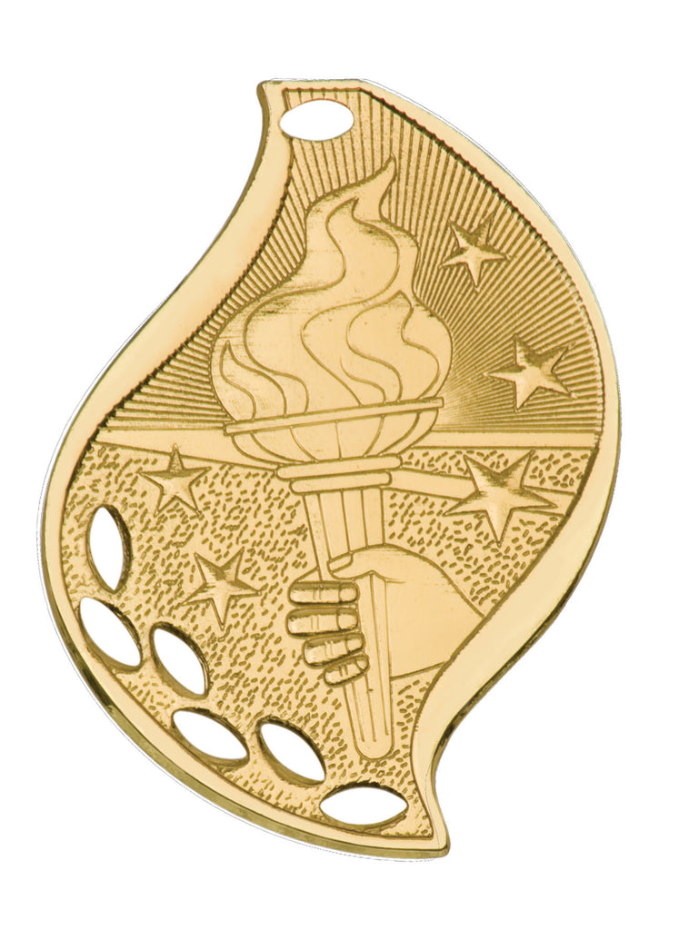 Victory Medal Award Trophy With Free Lanyard FM115 - Winter Park Products