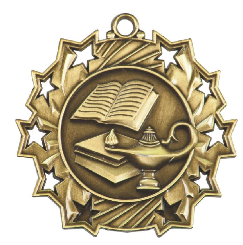 Lamp of Knowledge Medals Award Trophy W/Free Lanyard FREE SHIPPING TS506 - Winter Park Products
