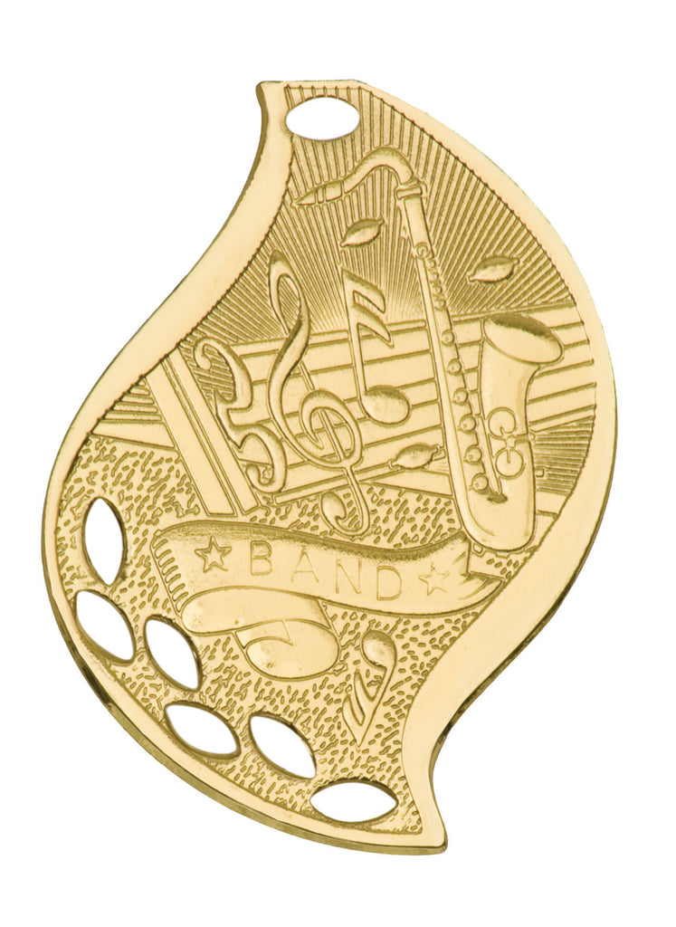 Band Medal Award Trophy With Free Lanyard FM202 - Winter Park Products