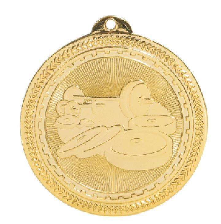 Weightlifting Medals Team Sport Award Trophy W/FREE Lanyard FREE SHIPPING BL221 - Winter Park Products