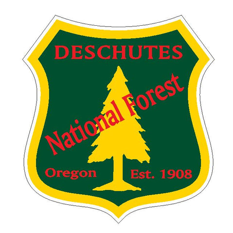 Deschutes National Forest Sticker R3227 Oregon