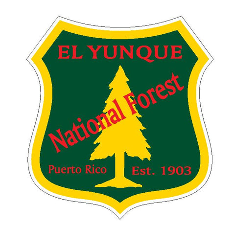 El Yunque National Forest Sticker R3231 Puerto Rico