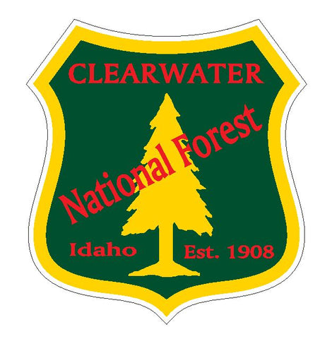 Clearwater National Forest Sticker R3216 Idaho