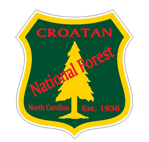 Croatan National Forest Sticker R3222 North Carolina