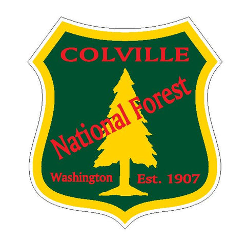 Colville National Forest Sticker R3219 Washington