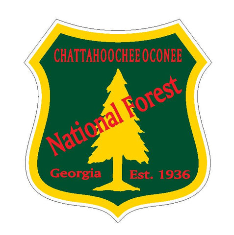 Chattahoochee Oconee National Forest Sticker R3210 Georgia