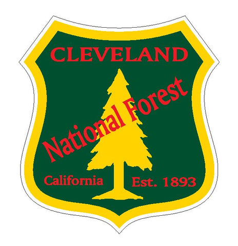 Cleveland National Forest Sticker R3217 California