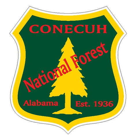 Conecuh National Forest Sticker R3220 Alabama