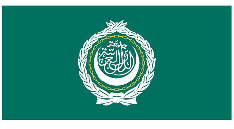 ARAB LEAGUE Flag Vinyl International Flag DECAL Sticker MADE IN USA F30 - Winter Park Products