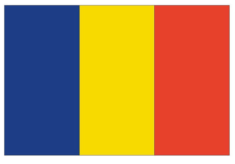 ANDORRA Flag Vinyl International Flag DECAL Sticker MADE IN USA F23 - Winter Park Products
