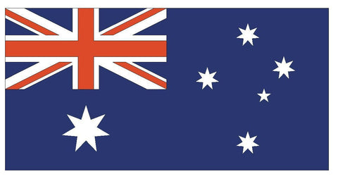 AUSTRALIA Flag Vinyl International Flag DECAL Sticker MADE IN USA F38 - Winter Park Products