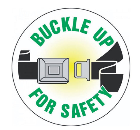 Buckle Up For safety Hard Hat Decal Hardhat Sticker Helmet Label H111 - Winter Park Products