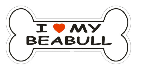 Love My Beabull Bumper Sticker or Helmet Sticker D1158 Dog Lover Pet - Winter Park Products
