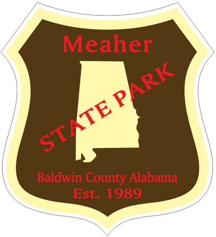 Meaher Alabama State Park Sticker R6844
