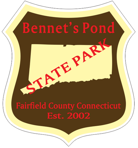 Bennet's Pond Connecticut State Park Sticker R6861