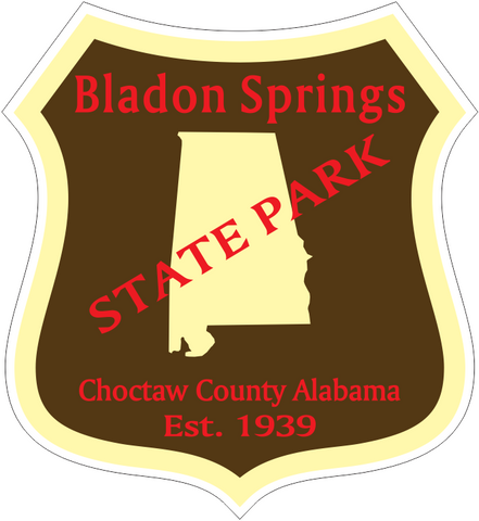 Bladon Springs Alabama State Park Sticker R6849