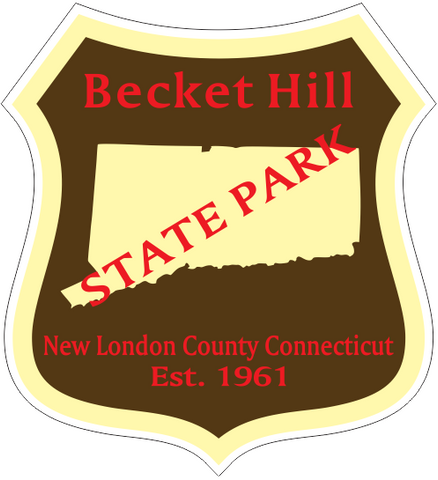 Becket Hill Connecticut State Park Sticker R6860