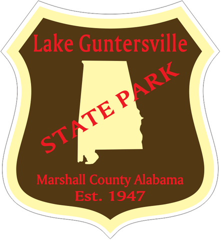 Lake Guntersville Alabama State Park Sticker R6841