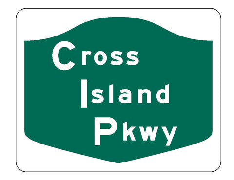 Cross Island Parkway Sticker R1041 Highway Sign Road Sign