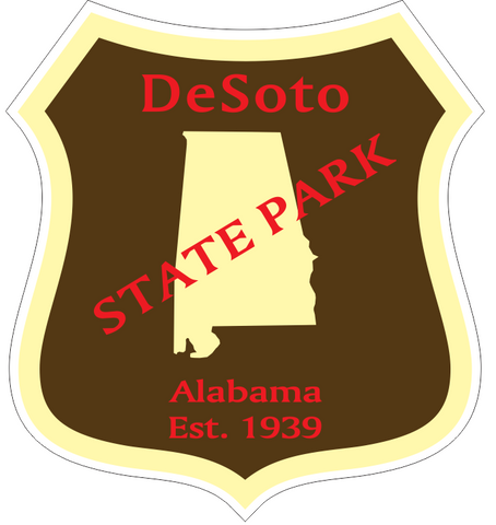 DeSoto Alabama State Park Sticker R6838