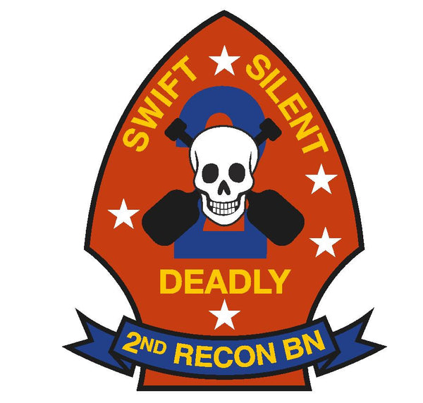 2nd Recon Battalion Vinyl Sticker R271 – Winter Park Products