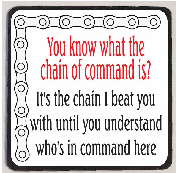 M35 Chain Of Command Funny Magnet