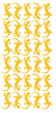 Lizard Stickers Sticker 1-1/4" DC35-019 Golden Yellow