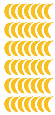 Banana Stickers Sticker 1-1/4" DC36-019 Golden Yellow