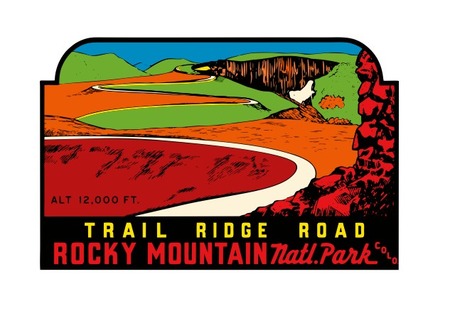 Rocky Mountain Vintage Style Sticker Decal R8805