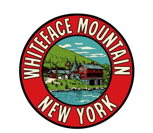 Whiteface Mountain New York Vintage Style Sticker Decal R8847