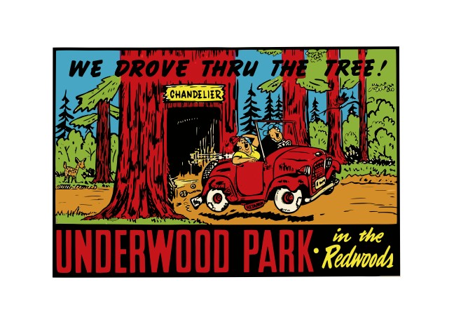 Underwood Park Vintage Style Sticker Decal R8939