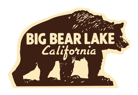 California Big Bear Lake Vintage Style Sticker Decal R8671